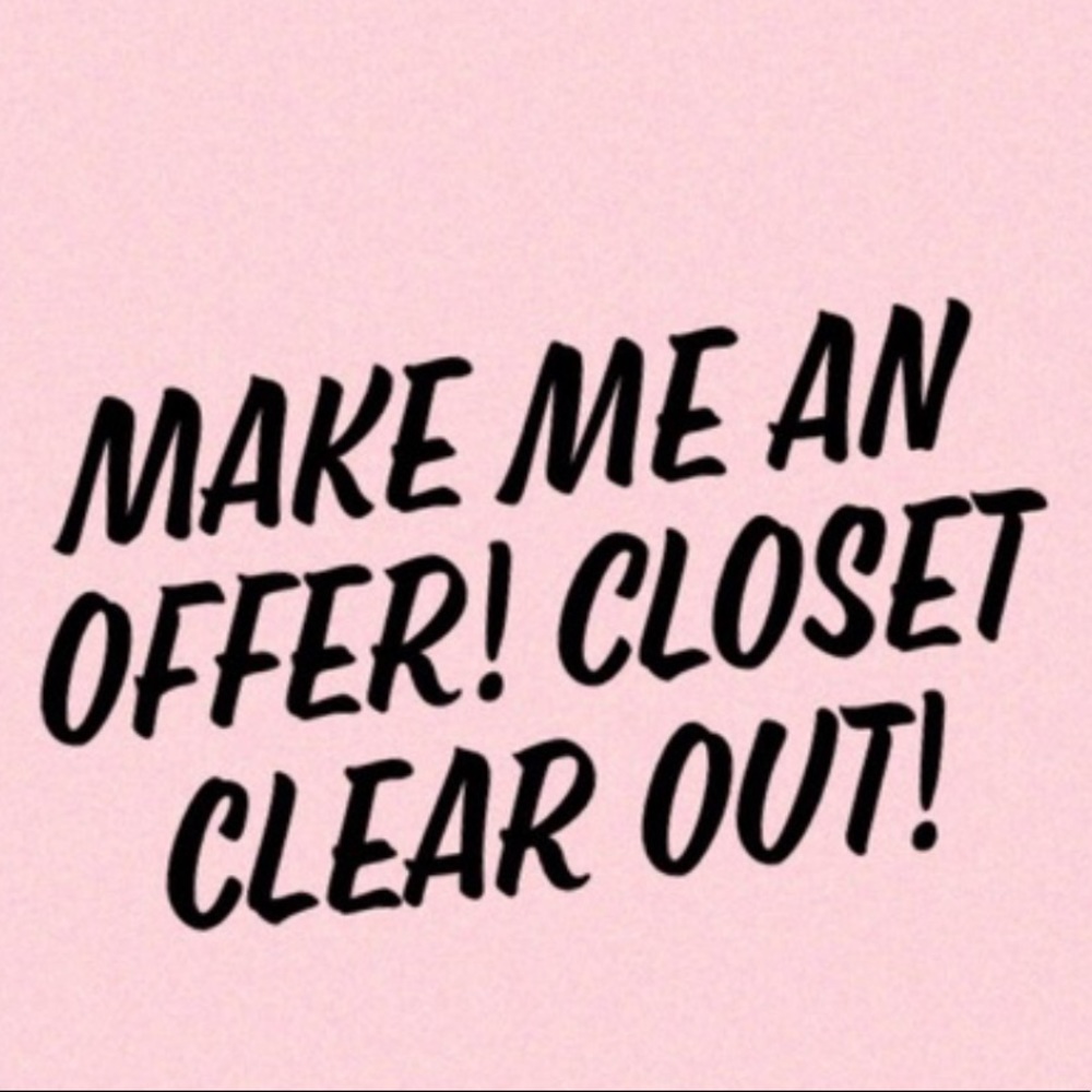 Closet clear out